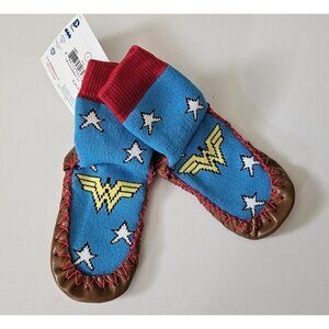 Hanna Andersson + DC Wonder Woman NWT  5 Toddler Moccasins Slippers
